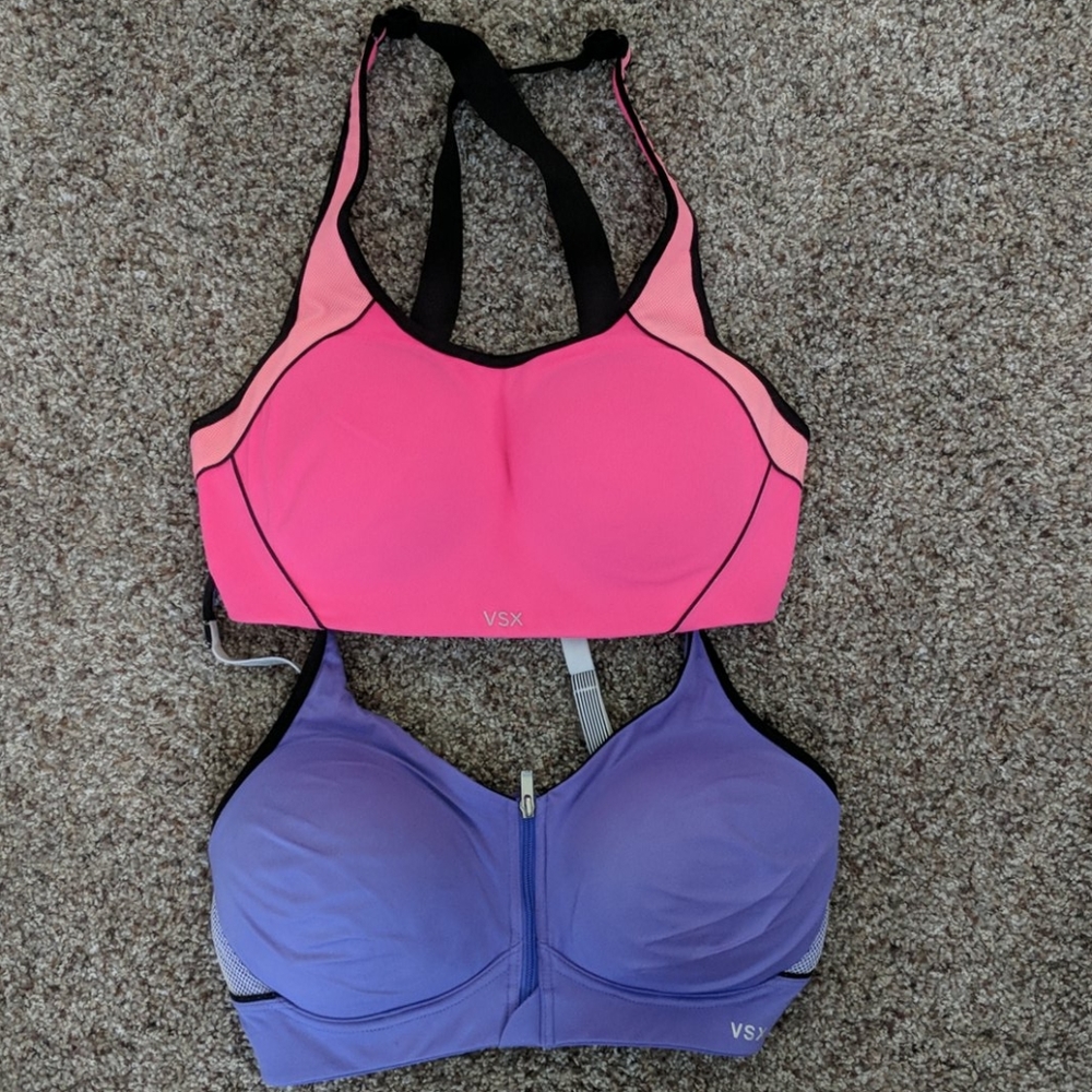 2 EUC 34D Victoria's Secret sports bras!